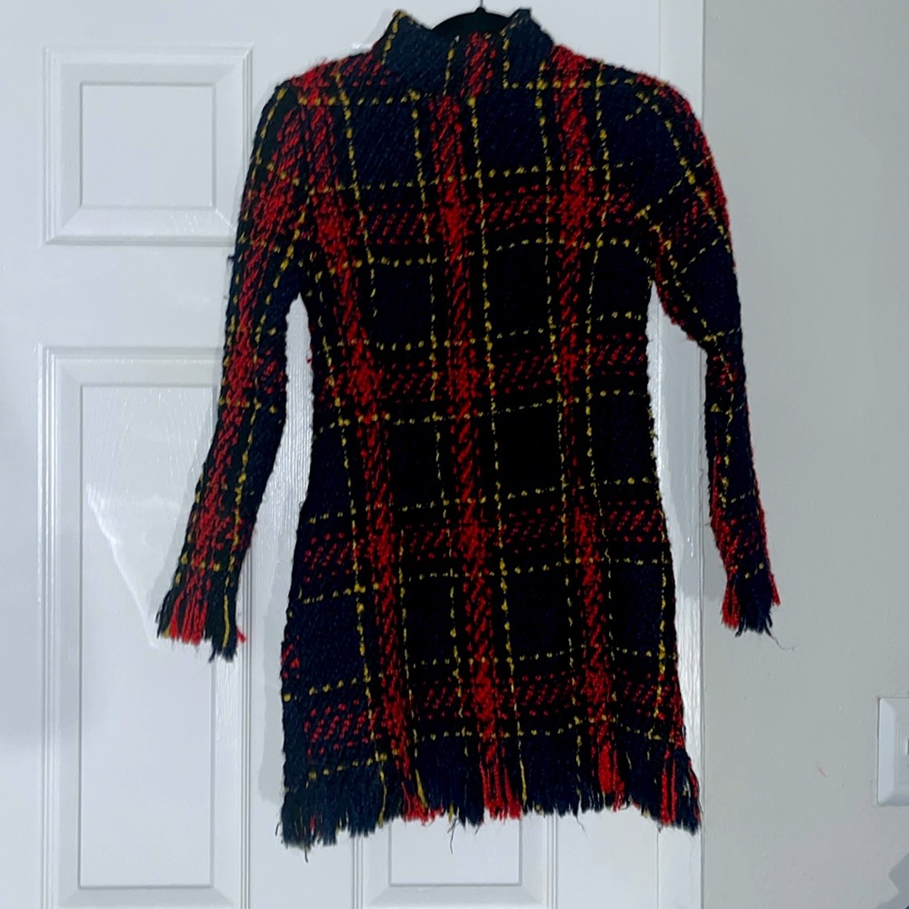 Multicolor wool dress